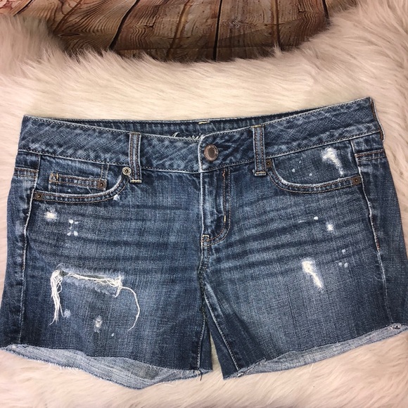 American Eagle Outfitters Pants - American Eagle Distressed Jean Shorts